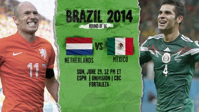  بازی هلند و مکزیک 