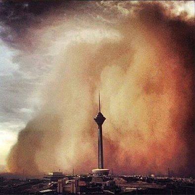 عکس هایی از طوفان بی سابقه در تهران ...