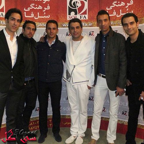 بازیکنان استقلال در کنسرت حمید عسگری