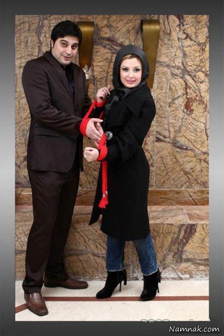عکس نیوشا ضیغمی و همسرش