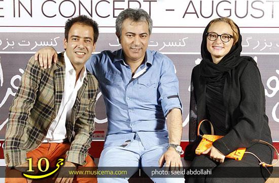 چهره های سرشناس و بازیگران مشهور در کنسرت محمدرضا هدایتی  عکس
