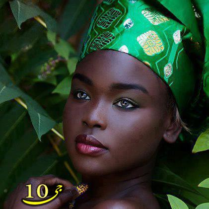 زیبا ترین دختر سیاه پوست آفریقایی