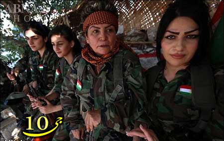 پیوستن زنان کُرد ایرانی به پیشمرگه‌های عراقی!   تصاویر