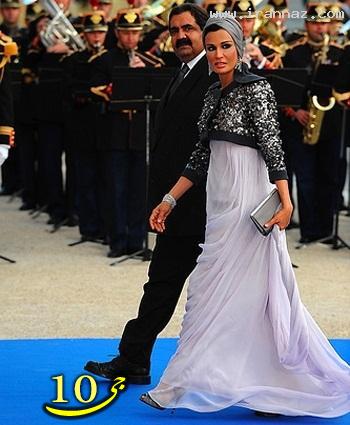 جنجال لباس زیر 100 میلیونی همسر ولخرج پادشاه قطر + تصاویر