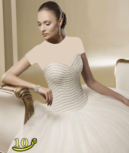 مدل لباس عروس پرنسسی جدید ،برند NICOLE