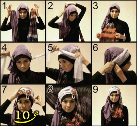 آموزش بستن شال و روسری در سال ۹۳
