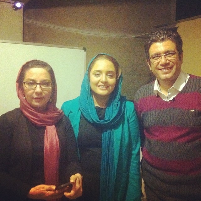 رضا رشیدپور، نرگس محمدی و لاله صبوری در یک قاب +عکس
