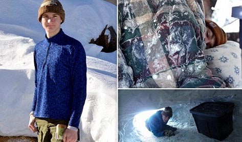 این پسر عجیب یک سال در یک غار سرد می خوابید