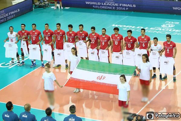 سانسور تماشاگران مسابقه والیبال ایران - برزیل + عکس