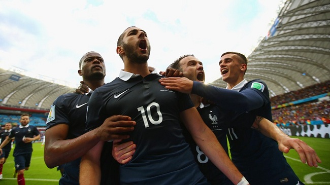 برتری فرانسه مقابل هندوراس با درخشش بنزما