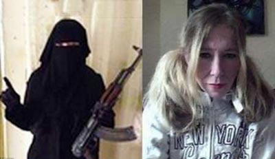 خواننده زن انگلیسی داعشی شد! / عکس 