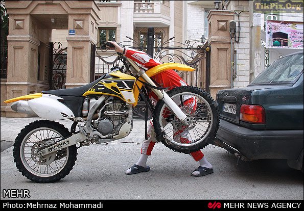 عکس های از دختر موتورسوار حرفه ای ایرانی-خبرچین
