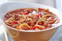 طرز تهیه سوپ اسپاگتی خوشمزه 