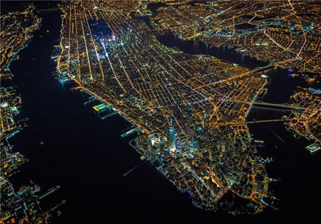 تصاویری از شب های روشن وسیع ترین شهر دنیا