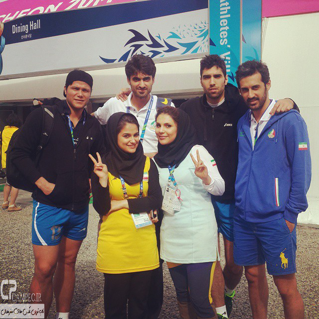 عکس های ورزشکاران ایرانی در بازیهای آسیایی اینچئون