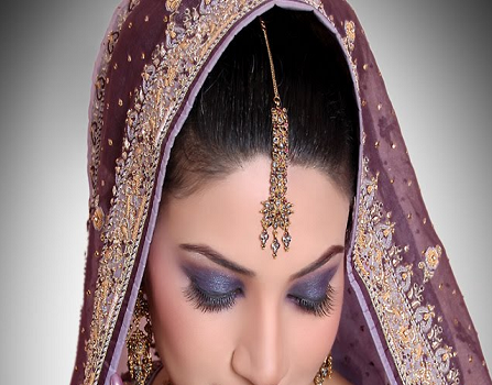  عکس آرایش عروس هندی 
