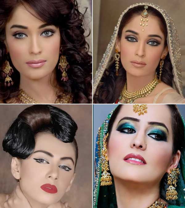 مدل آرایش هندی برای مجالس عروسی 