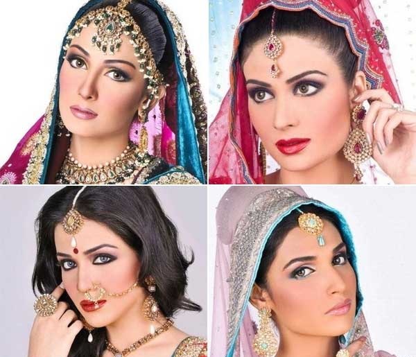 مدل آرایش هندی برای مجالس عروسی
