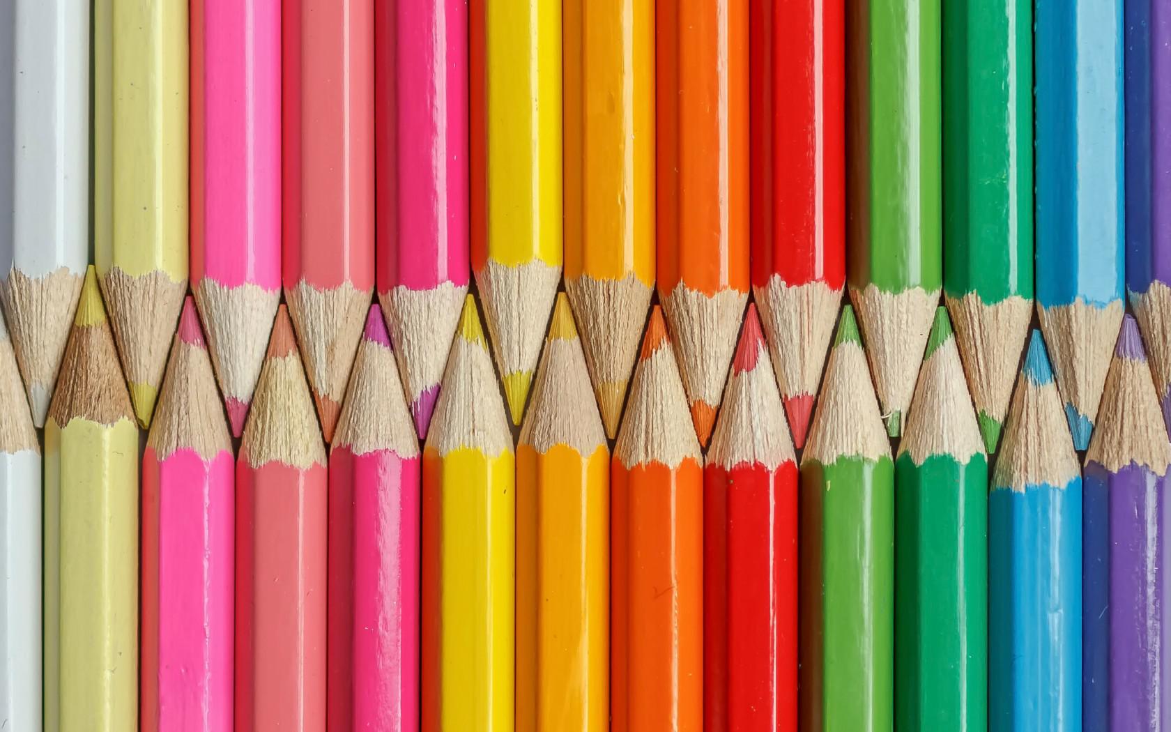 مداد رنگی - رنگ های روشن