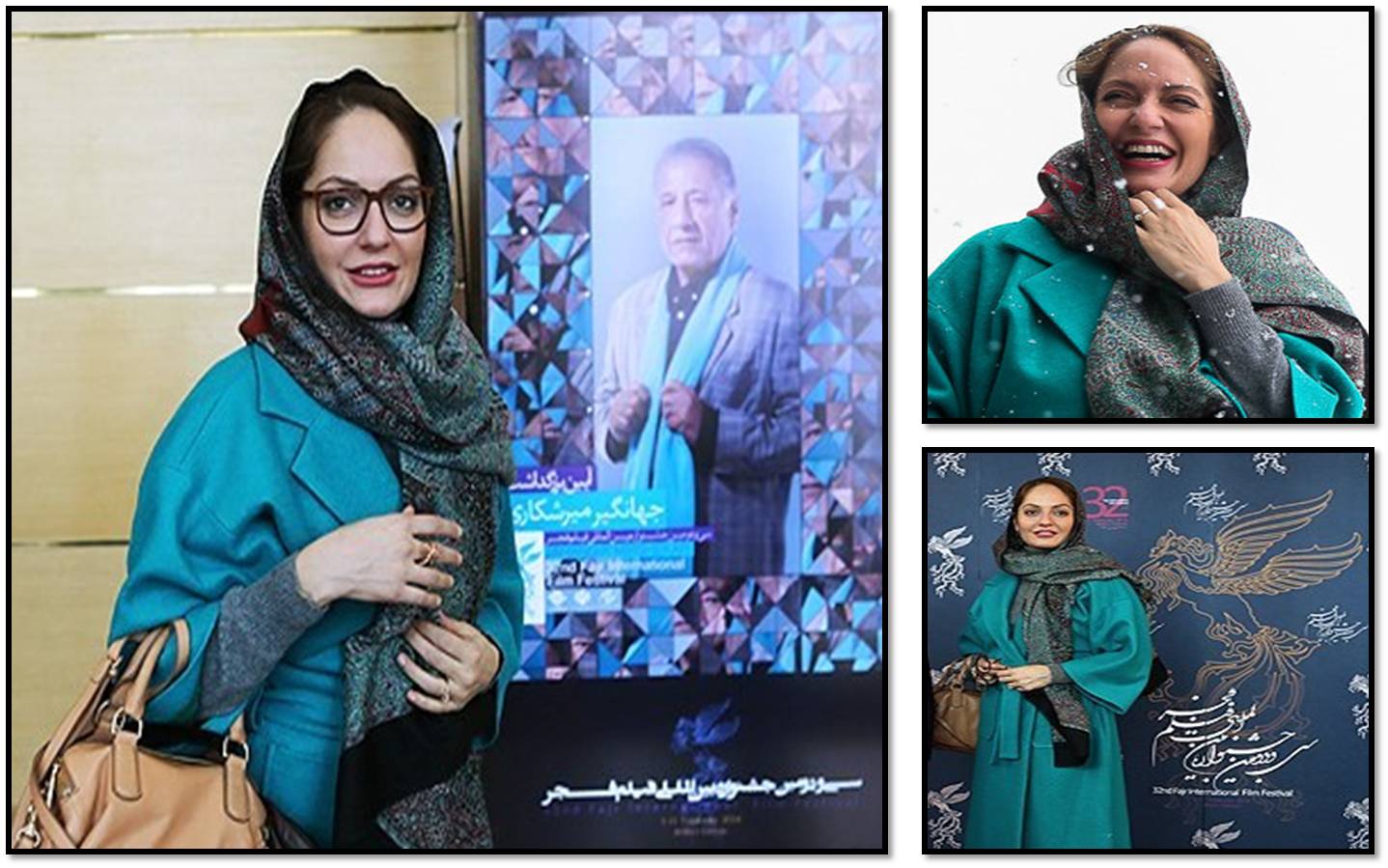 عکس های مهناز افشار در حاشیه روز چهارم جشنواره فیلم فجر
