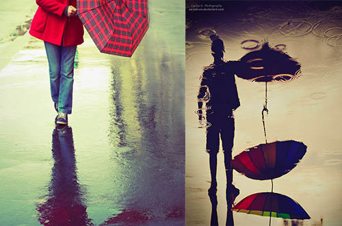 عکس عاشقانه باران