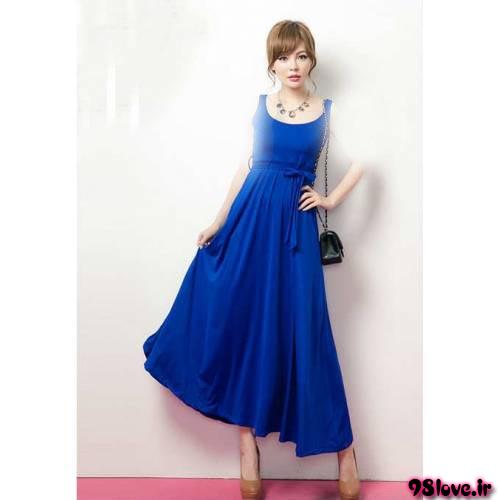 مدل لباس آبی 2014