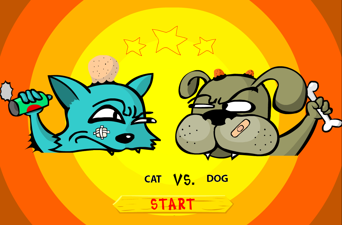 بازی بسیار زیبای Cat vs Dog