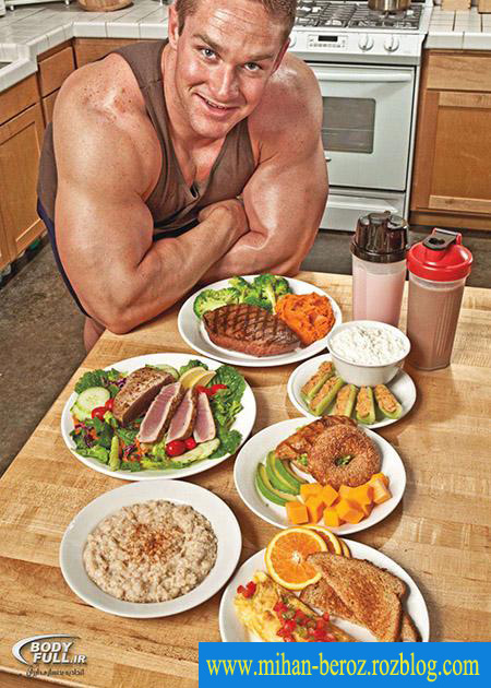 غذاهای عضله ساز برای مردان در ورزش بدنسازی