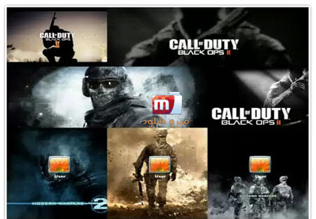 مجموعه تم های کال اف دیوتی Call Of Duty Windows Theme