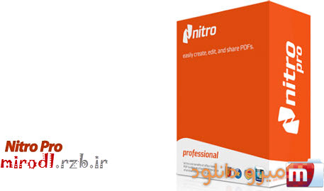 ساخت، ویرایش و تبدیل فایل پی دی اف با Nitro Pro v9.5.0.20