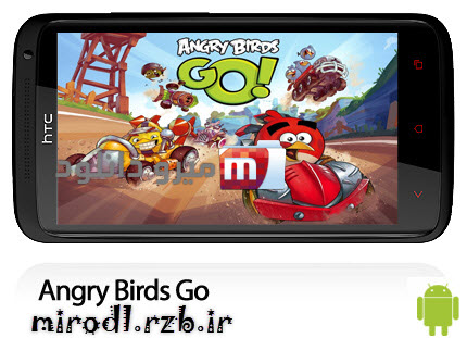 دانلود بازی پرندگان خشمگین : مسابقات ماشین سواری Angry Birds Go! v1.3.2