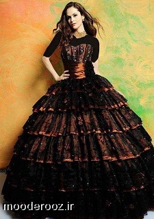  مدل لباس نامزدی رنگ بنفش2014