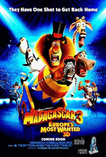  دانلود انیمیشن سه بعدی ماداگاسکار Madagascar 3 :Europes