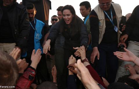 آنجلینا جولی در کردستان عراق