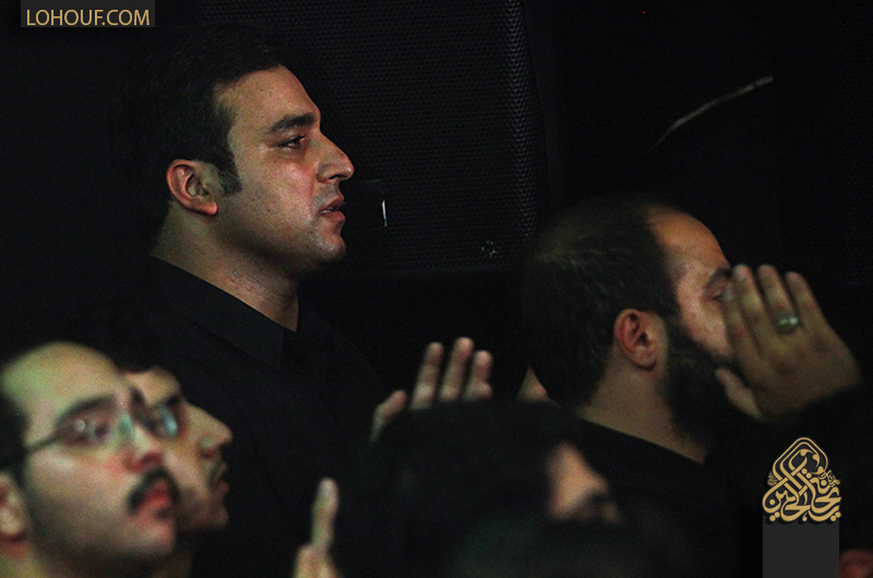 احسان حدادی در مراسم عزاداری محرم+عکس 