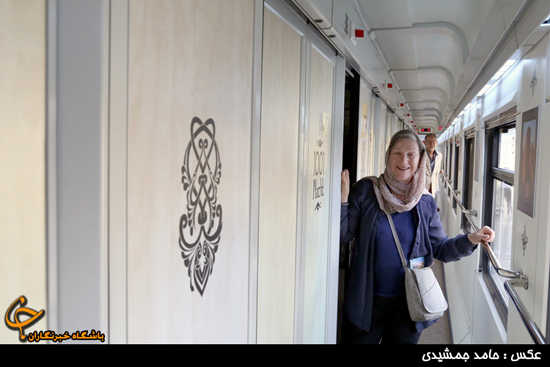 ورود اولین قطار گردشگری اروپایی به تهران + تصاویر 
