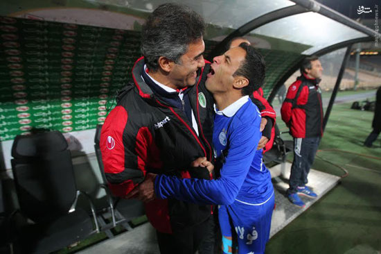 تصاویر / شوخی عابدزاده با بازیکنان استقلال 