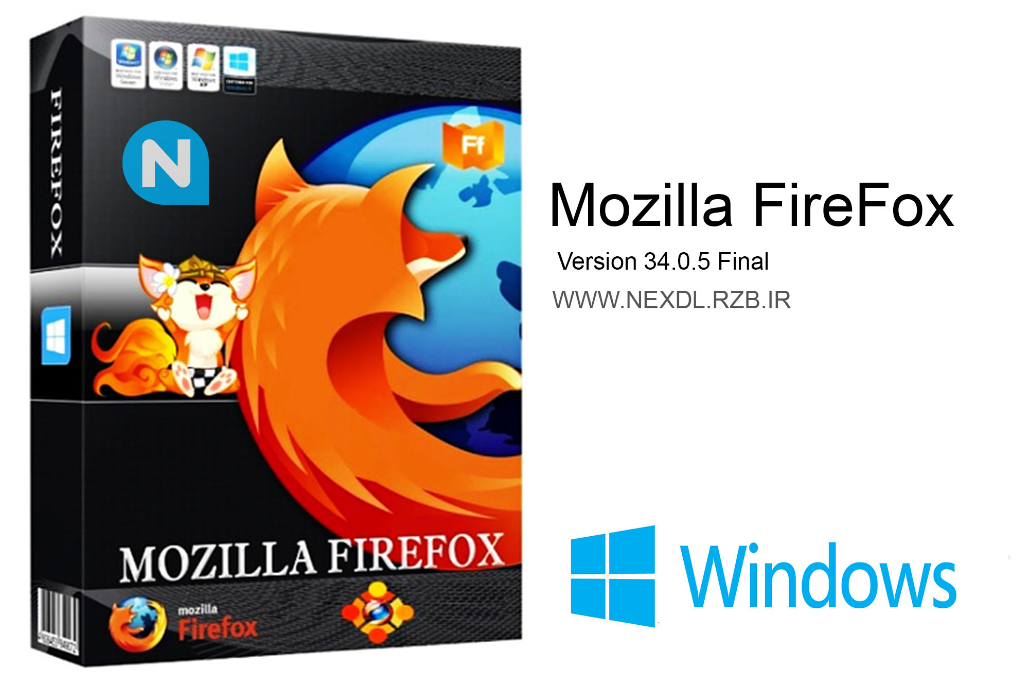 دانلود Mozilla Firefox 34.0.5 Final - جدیدترین نسخه موزیلا فایرفاکس