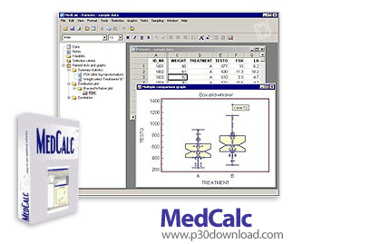 دانلود MedCalc v13.0.6.0 x86/x64 - نرم افزار انجام محاسبات آماری در علوم طبیعی