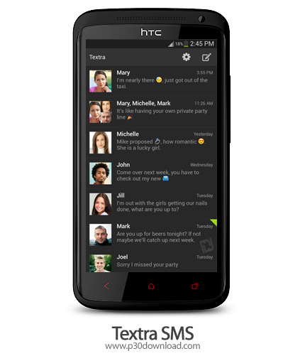دانلود Textra SMS - نرم افزار موبایل مدیریت پیام ها