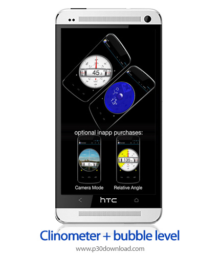دانلود Clinometer + bubble level - نرم افزار موبایل شیب سنج + حباب سنج