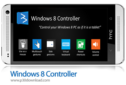 دانلود Windows 8 Controller - نرم افزار موبایل کنترلر ویندوز 8