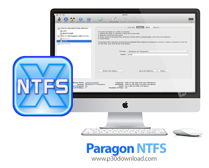 دانلود Paragon NTFS v11.2.443 MacOSX - برنامه خواندن و نوشتن فرمت NTFS ویندوز تحت OSX برای مک