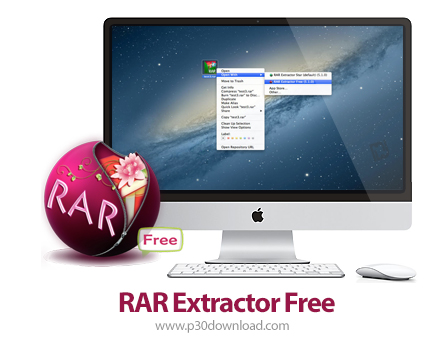 دانلود RAR Extractor Free v5.2.1 MacOSX - نرم افزار خارج کردن فایل ها از حالت فشرده برای مک