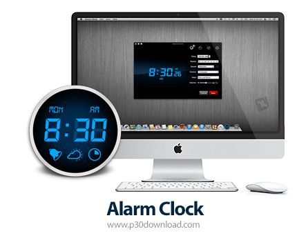 دانلود Alarm Clock v1.4 MacOSX - نرم افزار تبدیل سیستم شما به ساعت زنگ دار برای مک