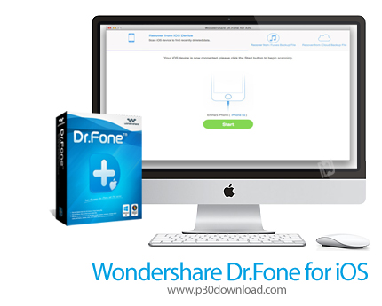 دانلود Wondershare Dr.Fone for iOS v5.3.0.14 MacOSX - برنامه بازیابی فایل های آیفون برای مک