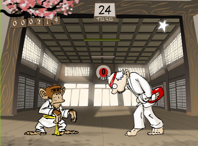 بازی انلاین میمون کاراته کار 