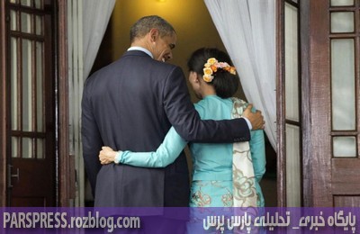تصاویر : بوسۀ خبرساز اوباما