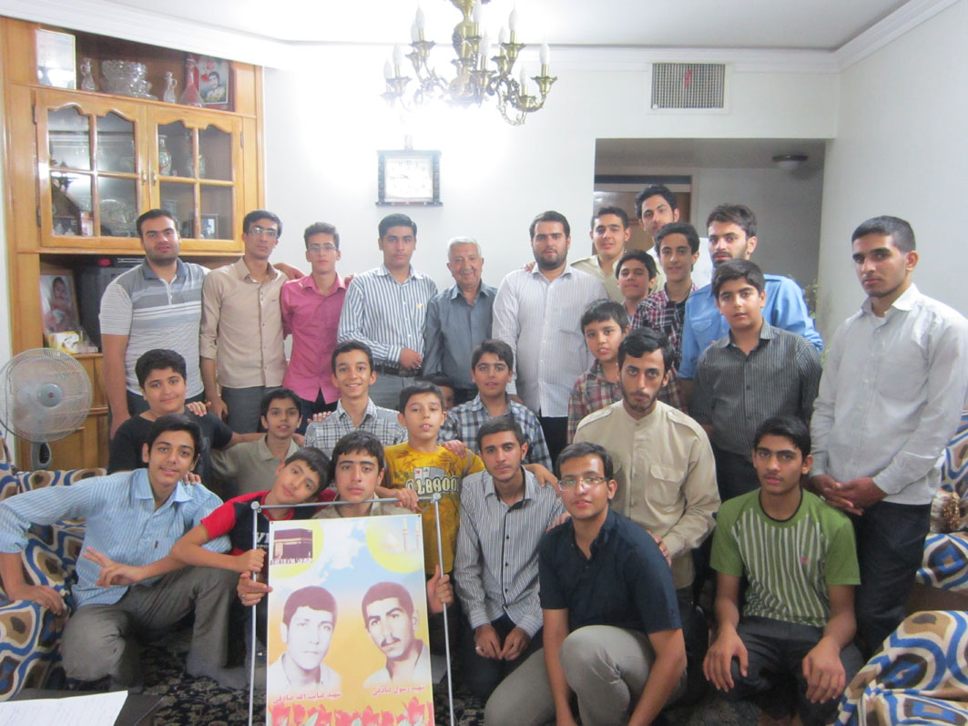 بازدید از منزل شهید رسول صادقی