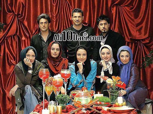 عکس به یادماندنی علی دایی در کنار 5 بازیگر خانم